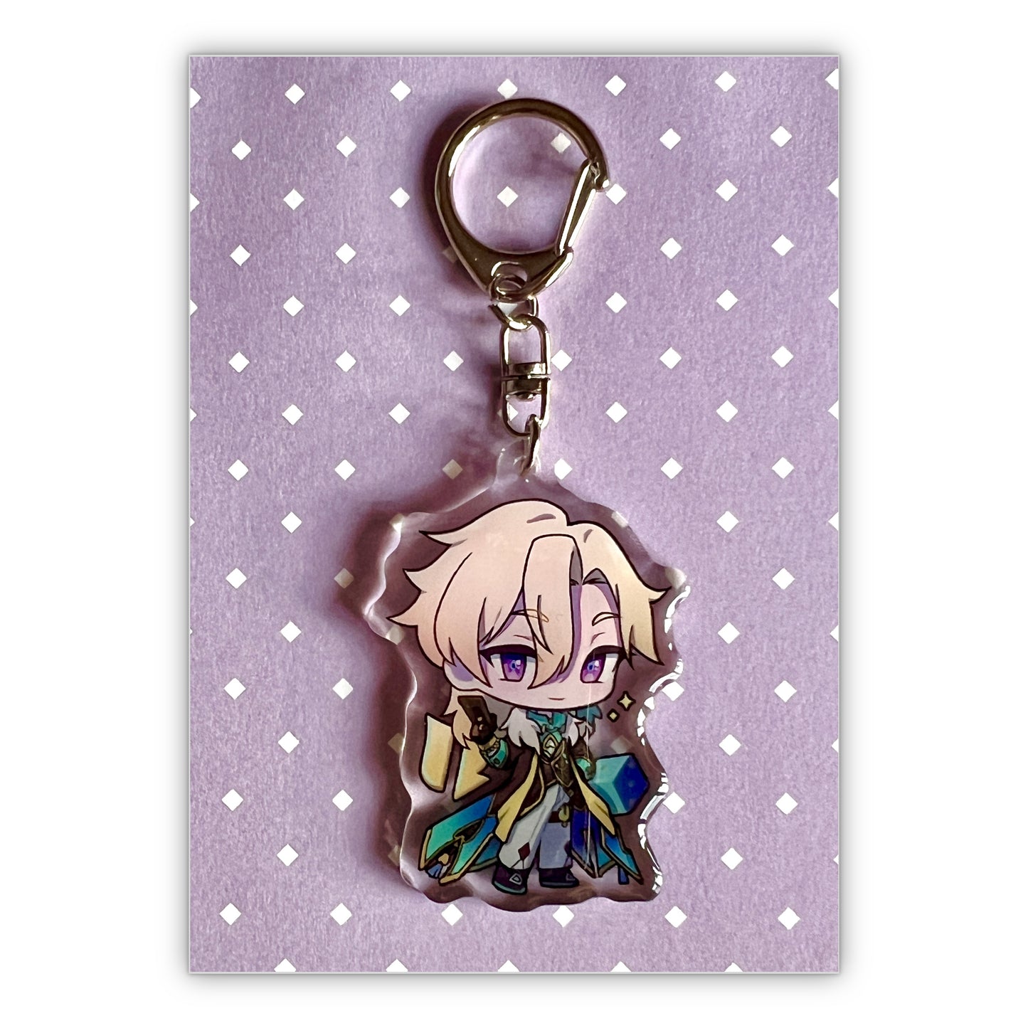 Adventurine 2.3" Acrylic Charm