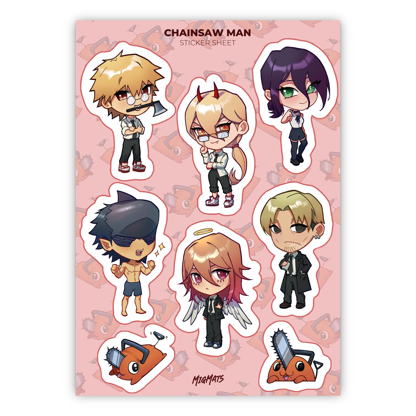 Chainsaw Man S2 Sticker Sheet