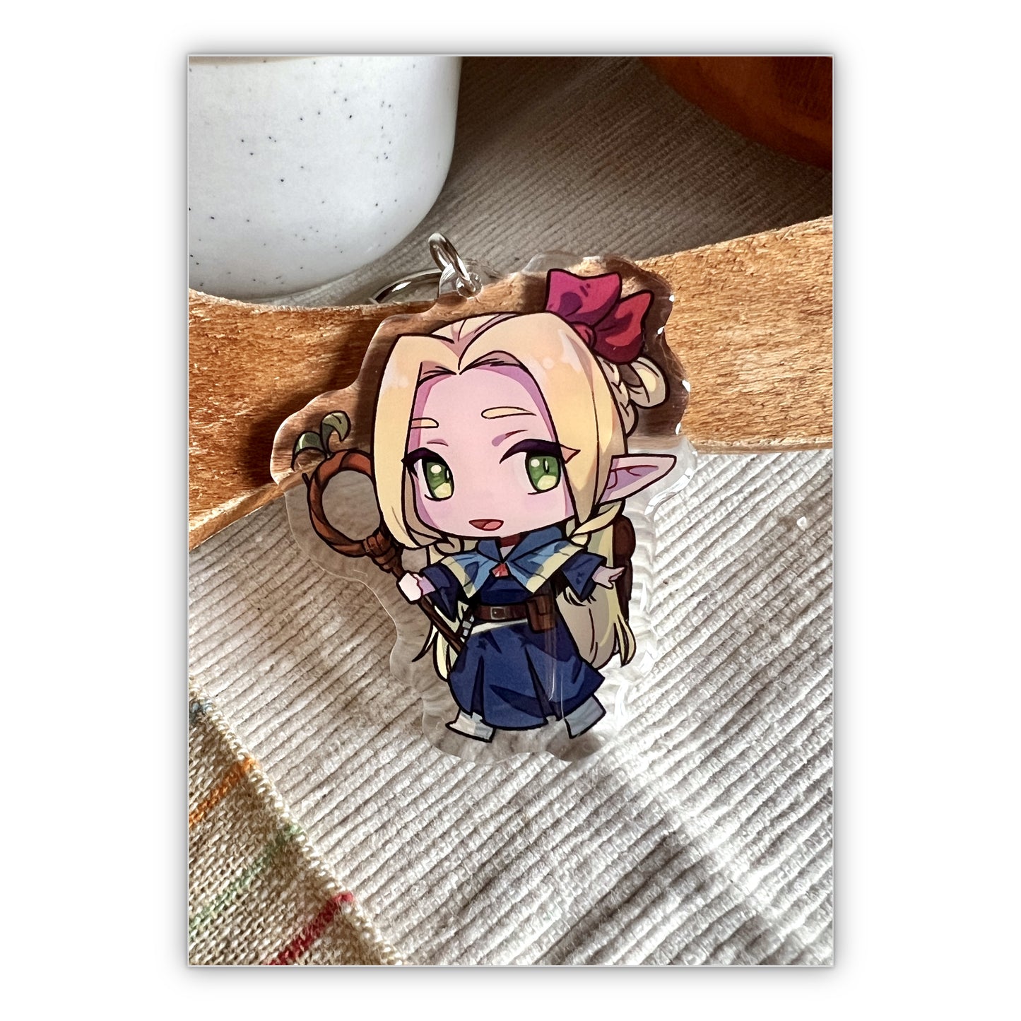 Marcille 2.3" Acrylic Charm