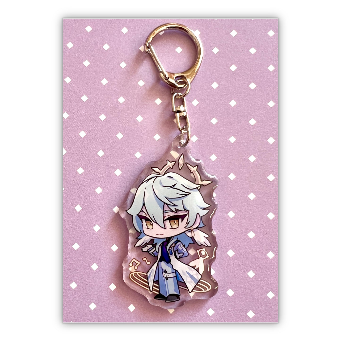 Sunday 2.3" Acrylic Charm