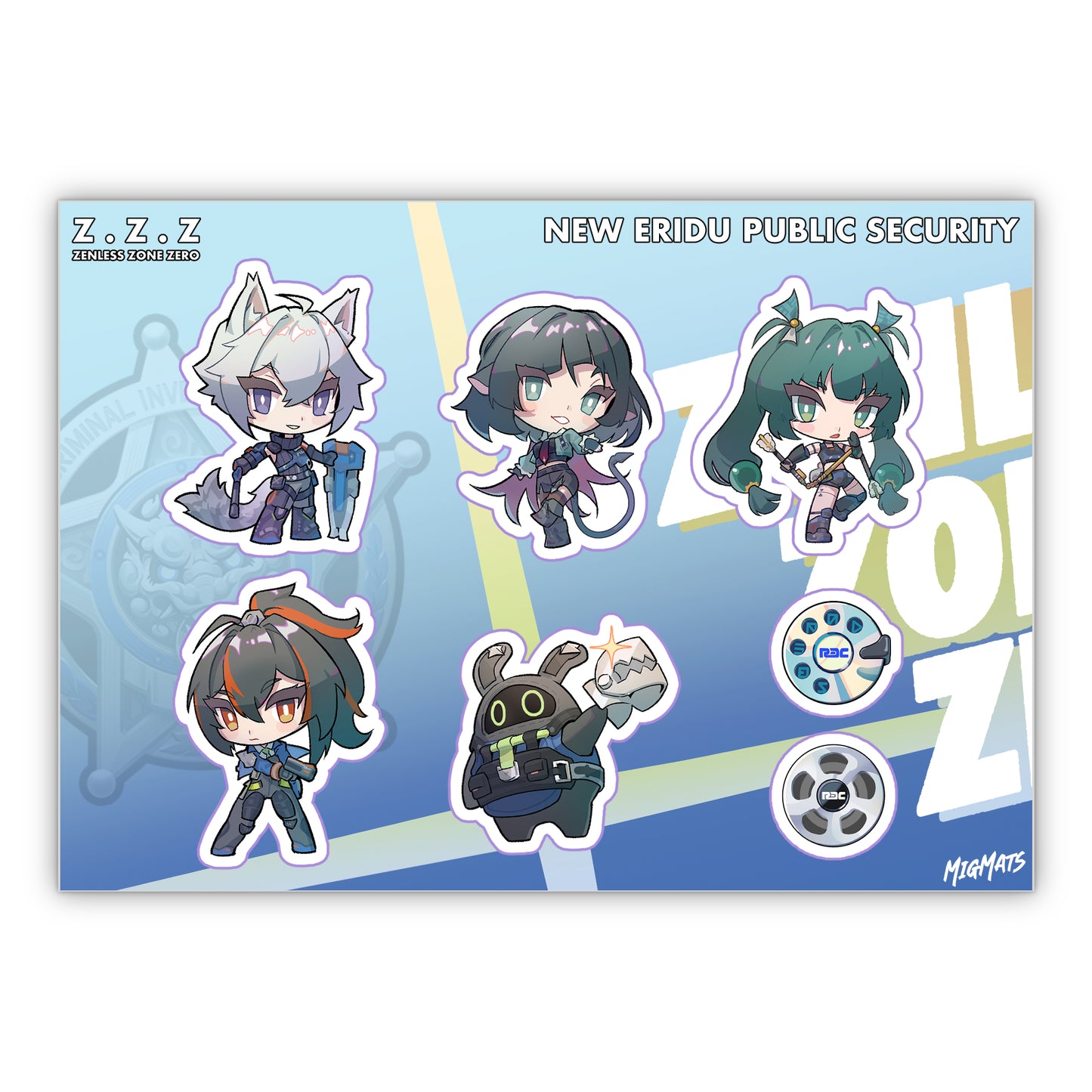 N.E.P.S Sticker Sheet