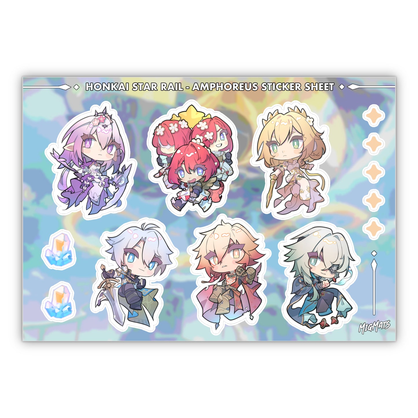 Amphoreus Sticker Sheet