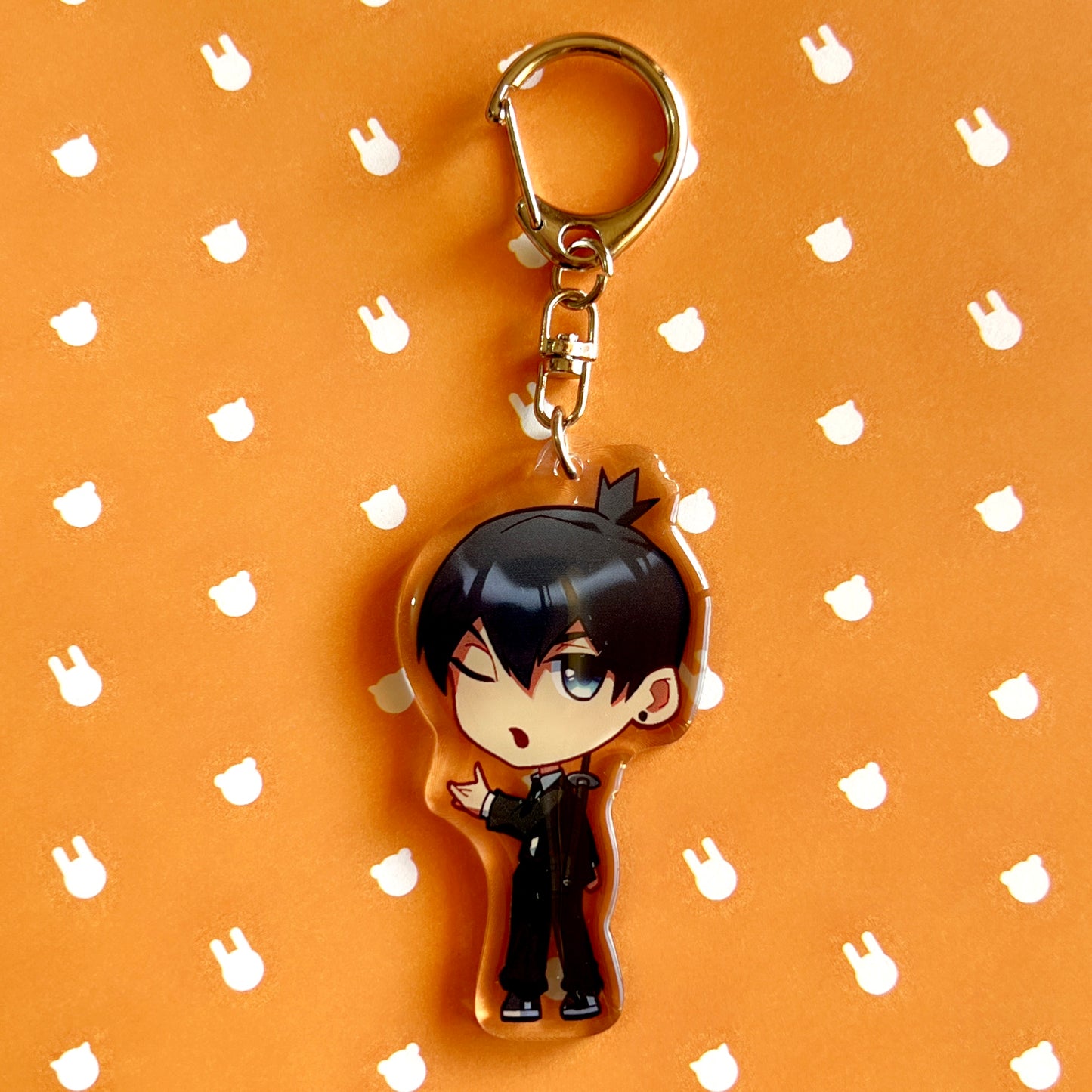 Aki 2.5" Acrylic Charm
