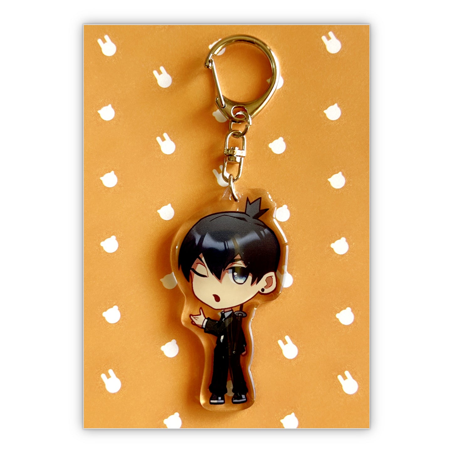 Aki 2.5" Acrylic Charm