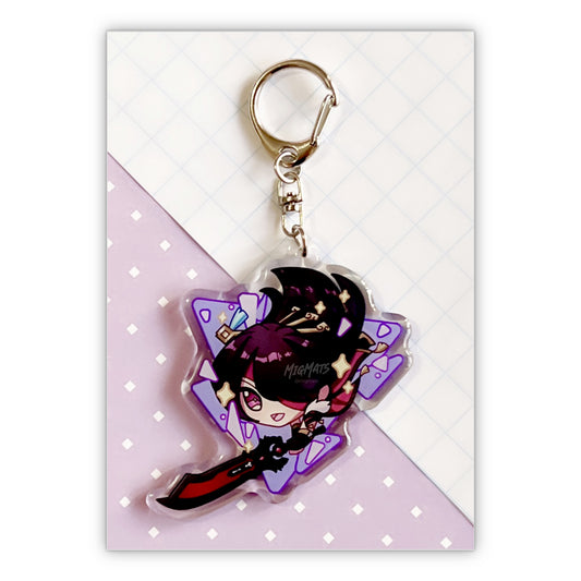Beidou Plunge Attack 3" Acrylic Charm