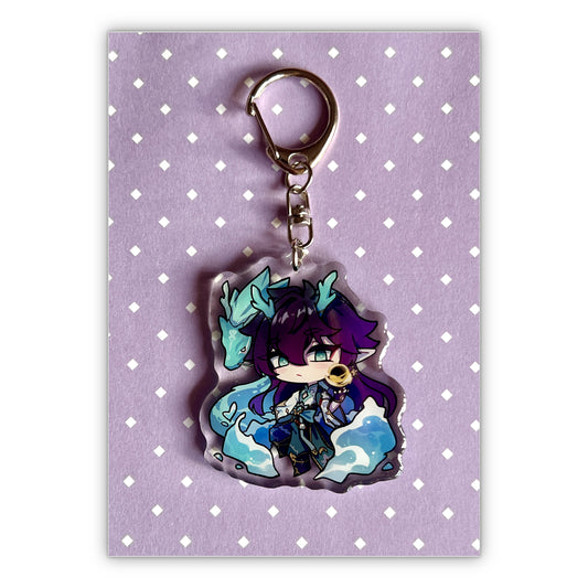 Dan Heng Imbibitor Lunae 2.3" Acrylic Charm