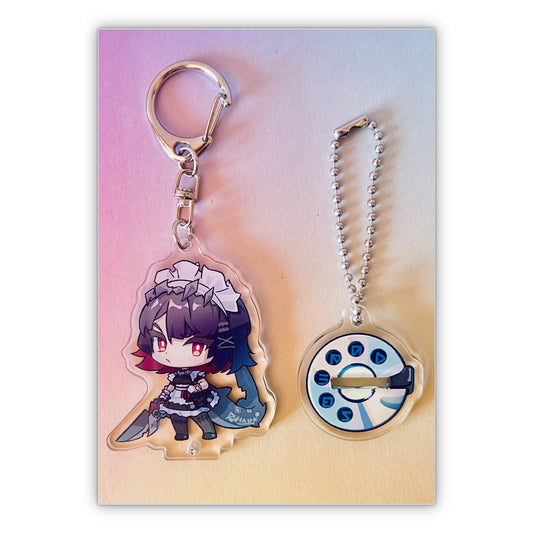 Ellen Standee Keychain