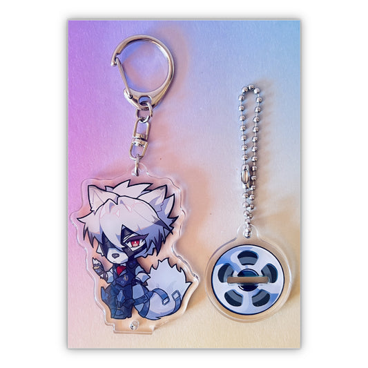 Lycaon Standee Keychain