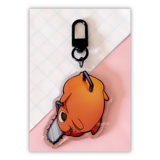 Pochita Hanging 2.5" Acrylic Charm