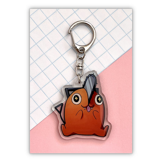 Pochita Star 2.5" Acrylic Charm