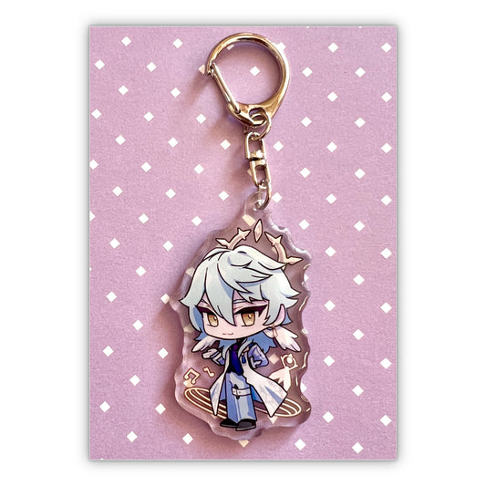 Sunday 2.3" Acrylic Charm