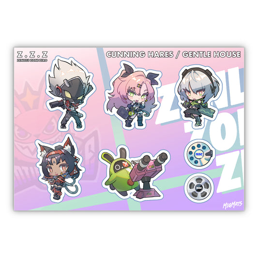 Cunning Hares Sticker Sheet
