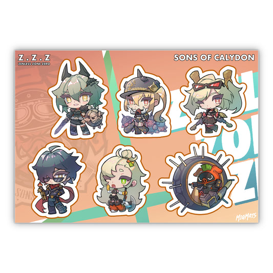 Sons of Calydon Sticker Sheet