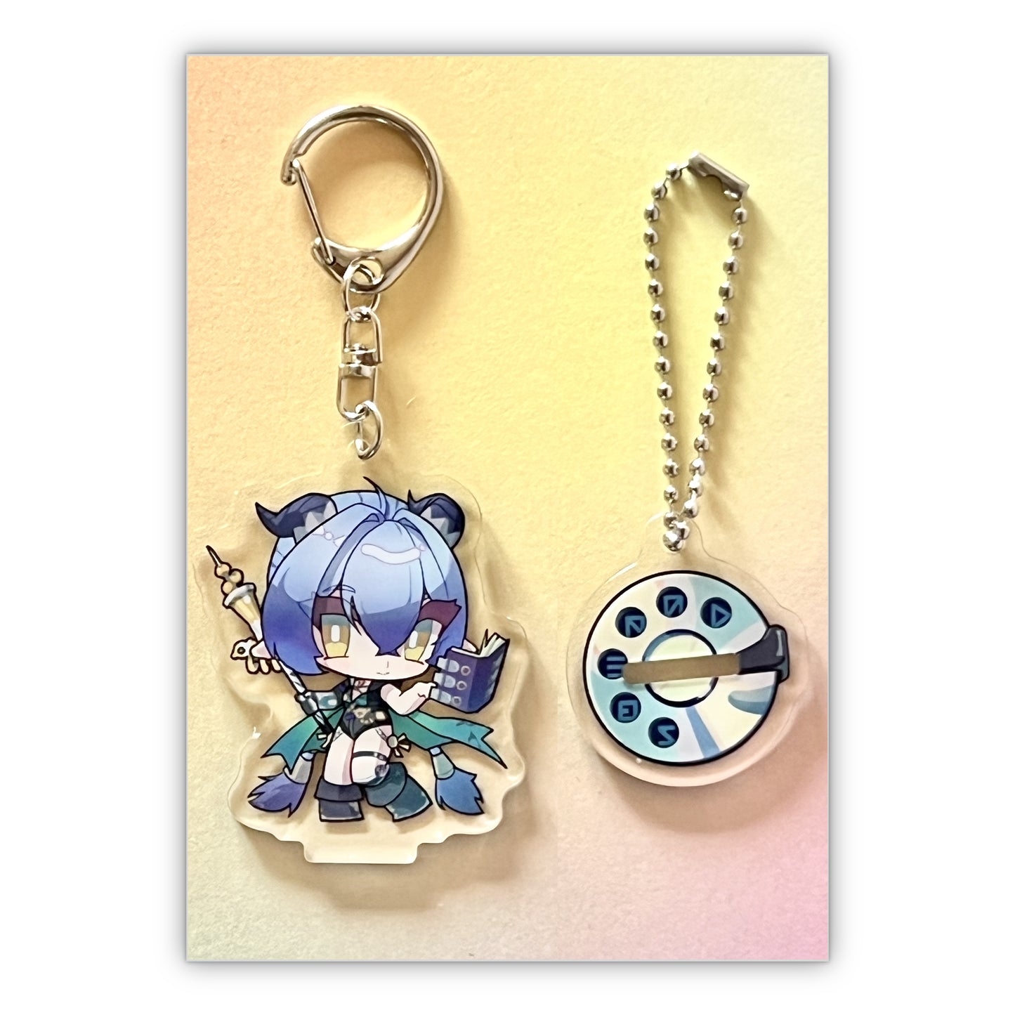 Lucia Standee Keychain