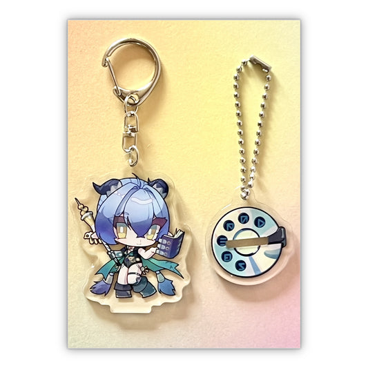 Lucia Standee Keychain