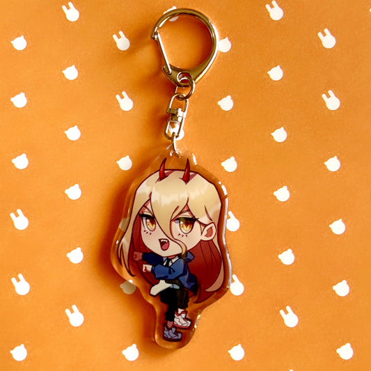 Power 2.5" Acrylic Charm