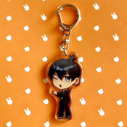 Aki 2.5" Acrylic Charm