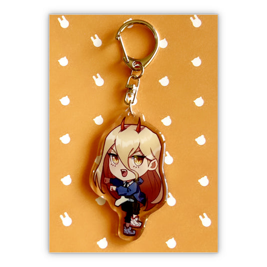 Power 2.5" Acrylic Charm